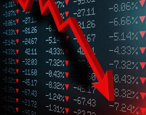 Share Market Down ओंधे मुंह गिरा बाजार, Sensex 1170 अंक टूटा, निफ्टी में भी 348 अंकों की गिरावट