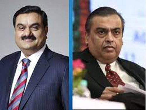 Adani Ambani Equal Wealth