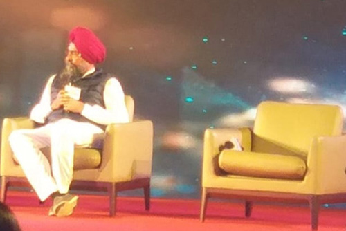 Harjit Singh Grewal On The Stage Of India News