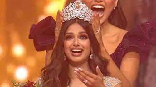 Harnaaz Sandhu Became Miss Universe चंडीगढ़ की हरनाज संधू बनी मिस यूनिवर्स, 79 देशों की सुंदरियों को पछाड़ा