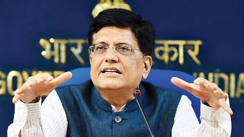 Piyush Goyal in Science and Technology Park