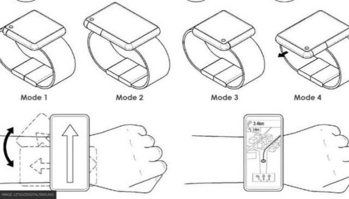 Samsung Rollable Display Smartwatch