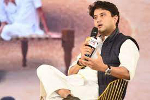 jyotiraditya scindia देश में हवाई अड्डा का बिछ रहा है जाल, मजूबत होगी अर्थव्यवस्था: सिंधिया