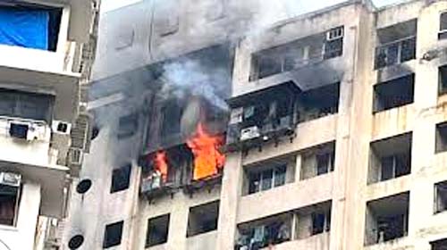 Fire in Mumbai मुम्बई के पॉश एरिया की इमारत में आग, 7 की मौत, कई हताहत