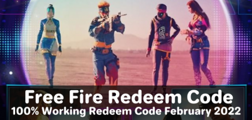 Garena Free Fire Redeem Code 14 February 2022