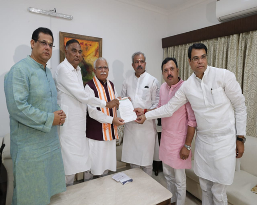 BJP Delegation Met CM Khattar