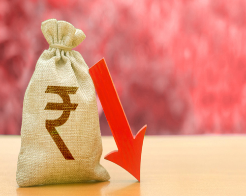 Record Fall In Rupee