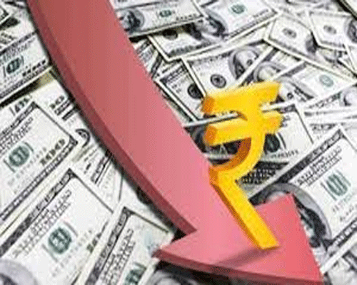 Rupee Fall By 12 Paise