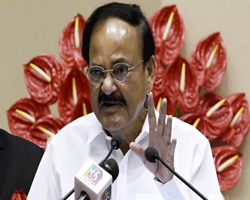 Vice President Naidu Meeting with Union Ministers