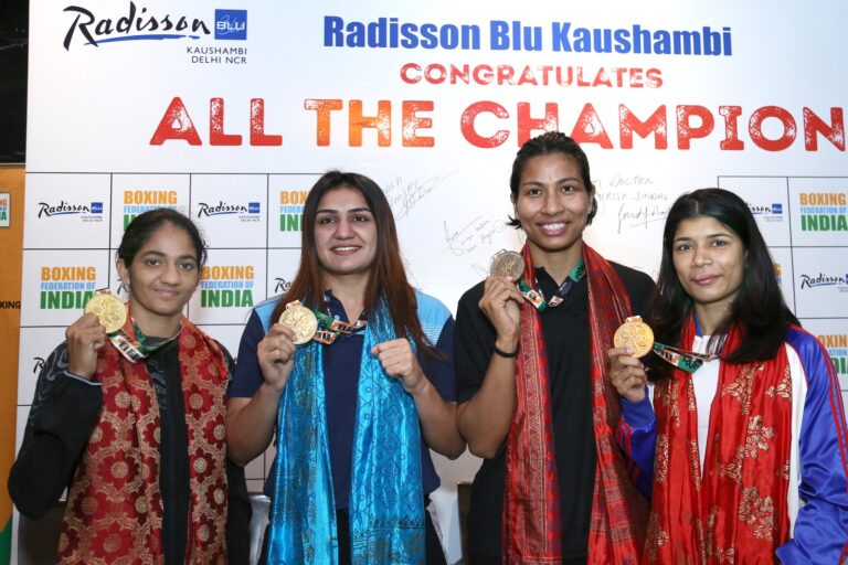 <strong>Radisson Blu Kaushambi Honors Women’s World Boxing Champions with Felicitation Ceremony</strong>