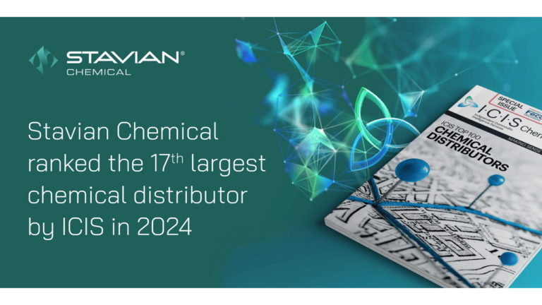 Stavian Chemical Ranks 17th in ICIS Top 100, Signaling Strong Growth Amid Global Market Challenges 