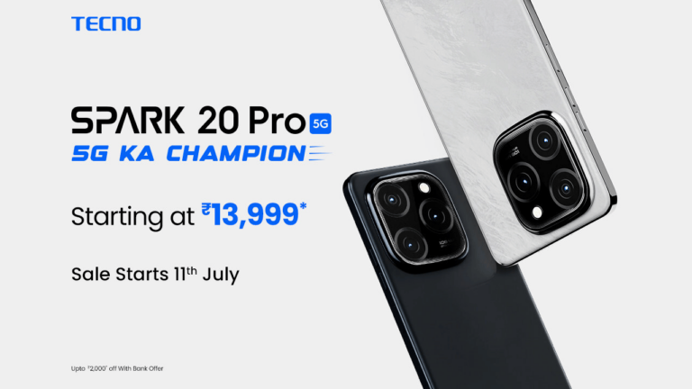 TECNO SPARK 20 Pro 5G: 5G Ka Champion launched; to keep users ahead in the digital age